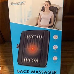 New Health Touch Back Massager Vibration+Heat NWB
